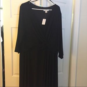 CJ Banks 2X black dress